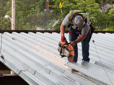 structural steel roof deck contractor